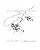 SYSTÃˆME DE TRANSMISSION, DRIVE SPROCKET, BELT AND GUARD