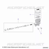 FREIN ARRIERE, MASTER CYLINDER