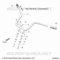 STEERING, FIXATION GUIDON AND GRIPS