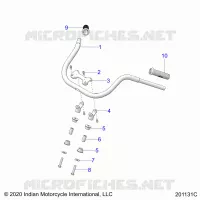STEERING, FIXATION GUIDON AND GRIPS