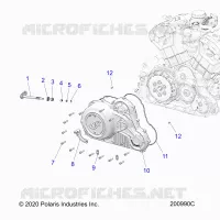 MOTEUR, COVER ASM., PRIMARY DRIVE