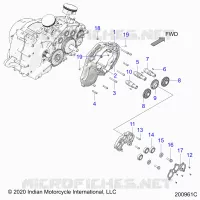 MOTEUR, CAM SHAFTS AND GEARS