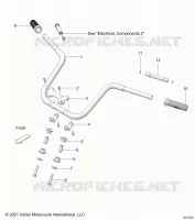 STEERING, FIXATION GUIDON AND GRIPS