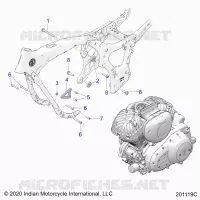 ENGINE, SUPPORT MOTEUR