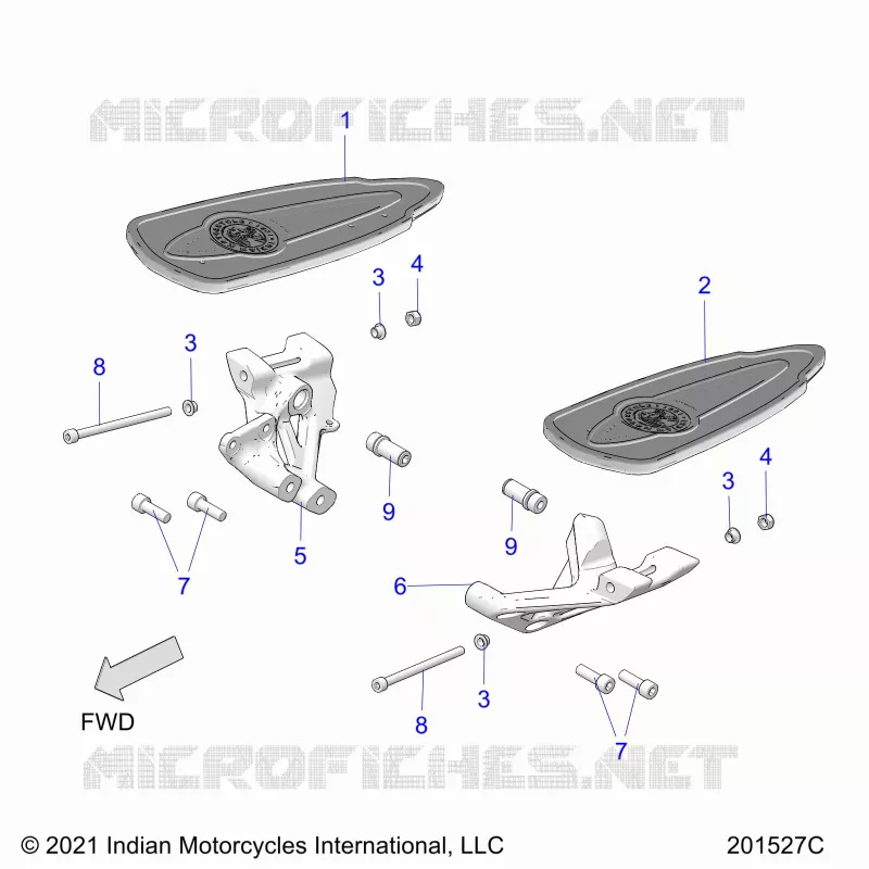 CHASSIS, FLOORBOARD, DRIVER