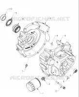 CARTERS MOTEUR AND FILTRE A HUILE