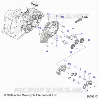MOTEUR, CAM SHAFTS AND GEARS