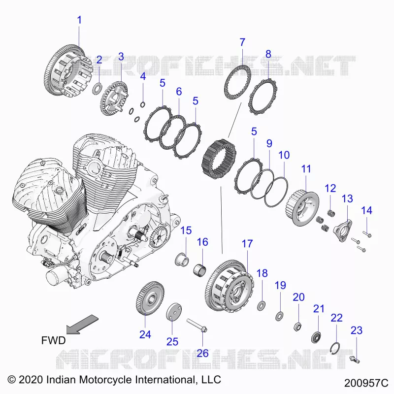 SYSTÃˆME DE TRANSMISSION, CLUTCH AND PRIMARY DRIVE