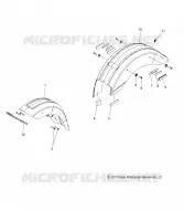 CARROSSERIE - GARDE BOUE AVANT/REAR