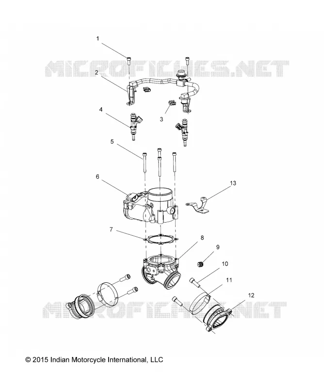 ENGINE, CORPS DE PAPILON/FUEL RAIL