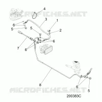 FREINS, FREIN LINE, REAR, ABS