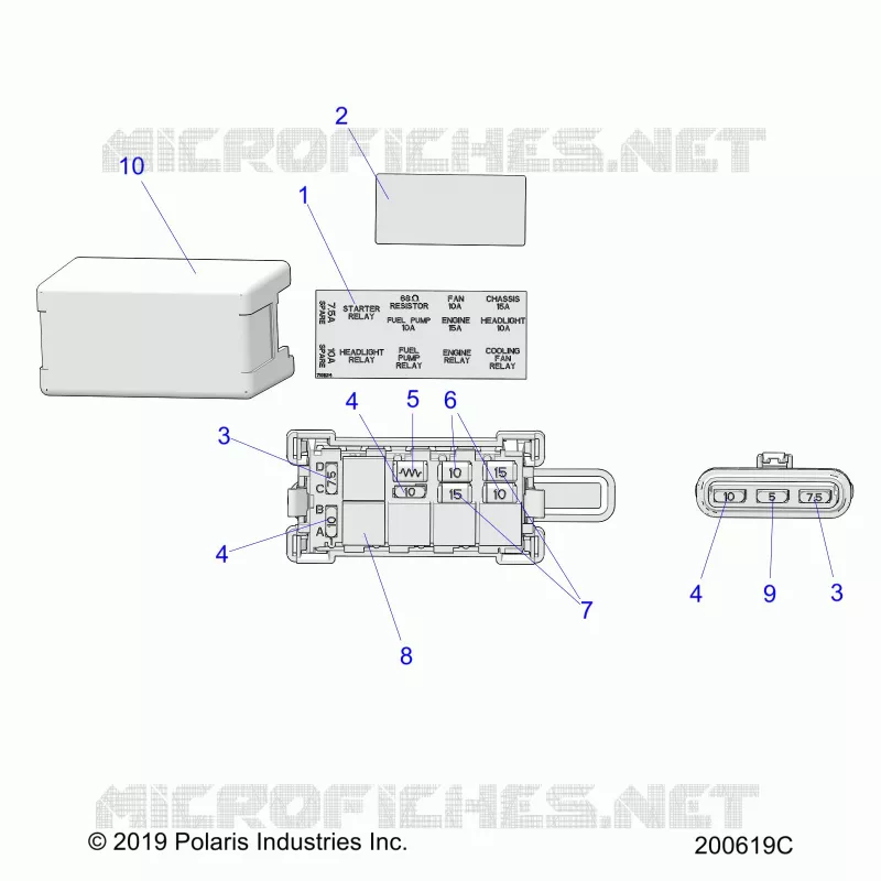 ELECTRICITE, FUSE BLOCK
