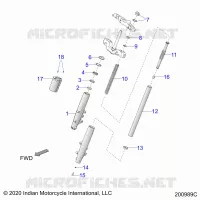 SUSPENSION AVANT FORKS