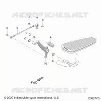 SYSTÃˆME DE TRANSMISSION, SHIFT PEDAL AND SHIFT LINKAGE