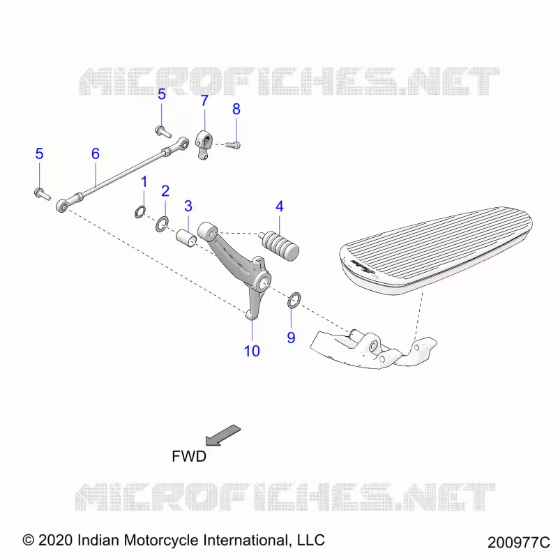 SYSTÃˆME DE TRANSMISSION, SHIFT PEDAL AND SHIFT LINKAGE