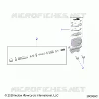 FREIN ARRIERE, MASTER CYLINDER