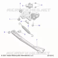 CHASSIS, SIDE STAND