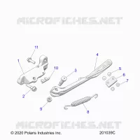 CHASSIS, SIDE STAND