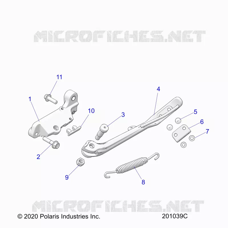 CHASSIS, SIDE STAND