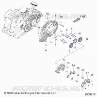 MOTEUR, CAM SHAFTS AND GEARS