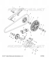 SYSTÃˆME DE TRANSMISSION, SPROCKETS, GUARDS AND BELT