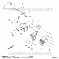 SYSTÃˆME D'ALIMENTATION, FUEL CLAM SHELL/THROTTLE BODY