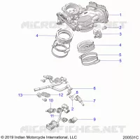 ENGINE, CORPS DE PAPILON AND FUEL RAIL