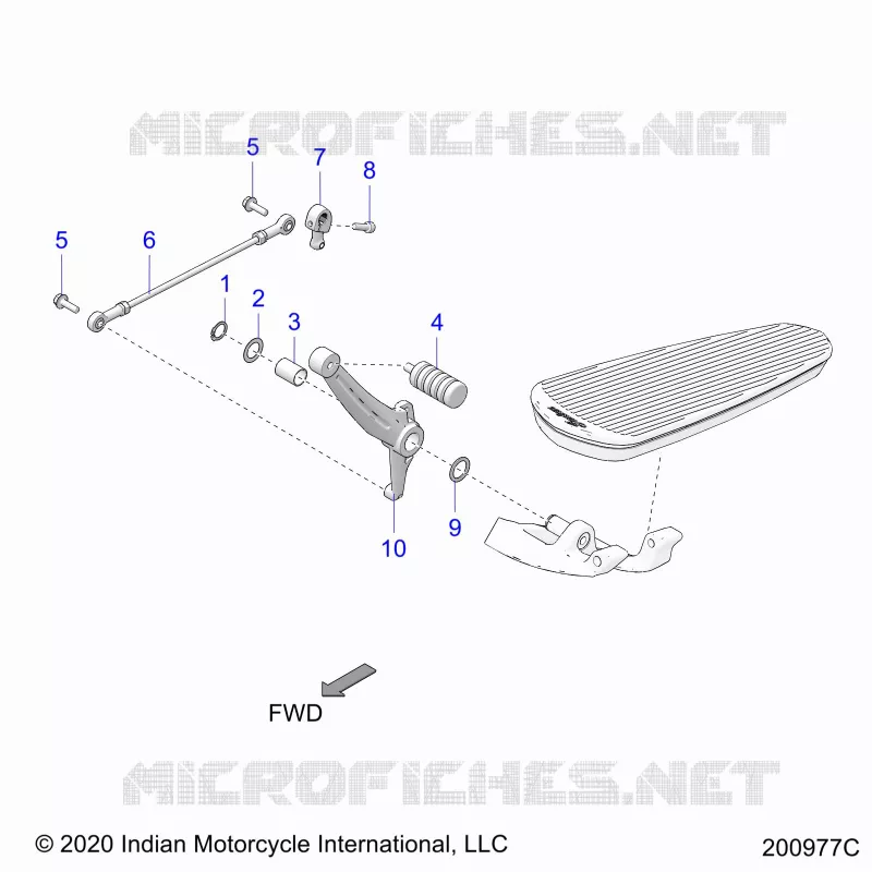SYSTÃˆME DE TRANSMISSION, SHIFT PEDAL AND SHIFT LINKAGE