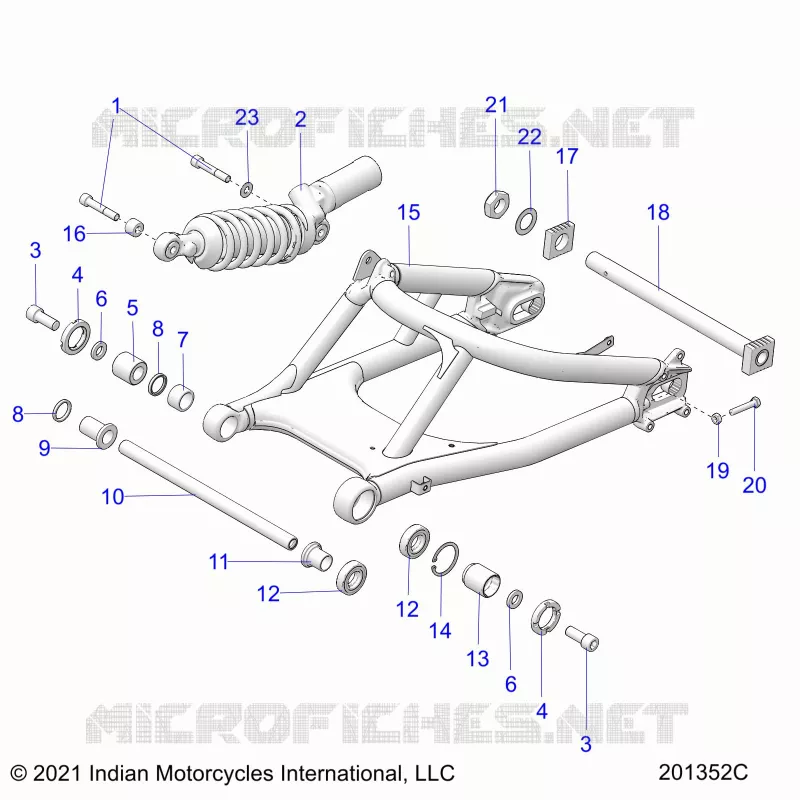 SUSPENSION ARRIERE SWING ARM/SHOCK