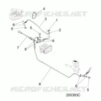FREINS, FREIN LINE, REAR, ABS