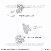 BRAKES, ETRIERS DE FREIN AVANT AND REAR
