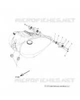 SYSTÃˆME D'ALIMENTATION, FUEL TANK MOUNTING