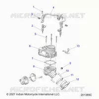 ENGINE, CORPS DE PAPILON/FUEL RAIL