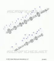 SYSTÃˆME DE TRANSMISSION, INPUT/OUTPUT SHAFT ASM.