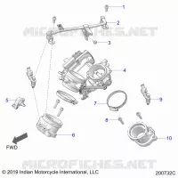 SYSTÃˆME D'ALIMENTATION, FUEL RAIL/THROTTLE BODY
