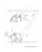 BODY, FEU ARRIERE, LICENSE PLATE BRACKET