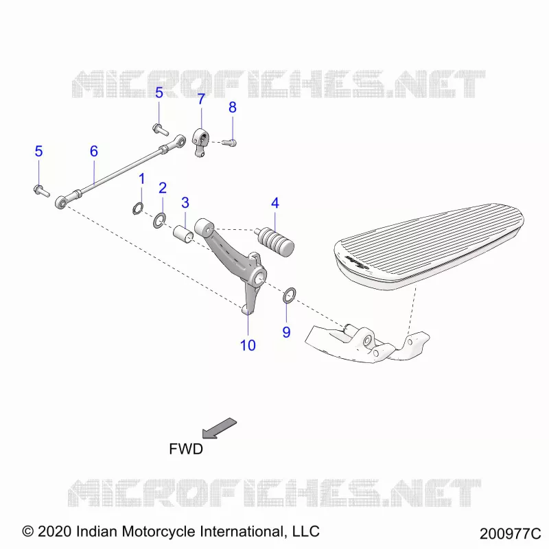 SYSTÃˆME DE TRANSMISSION, SHIFT PEDAL AND SHIFT LINKAGE