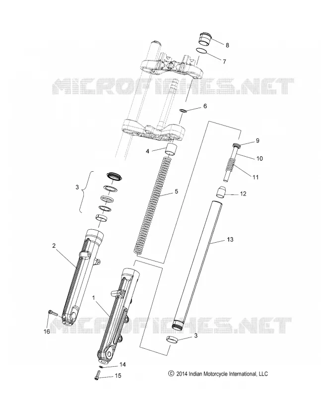 SUSPENSION AVANT FORKS