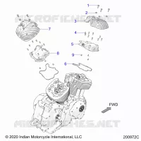 MOTEUR, ROCKER COVERS