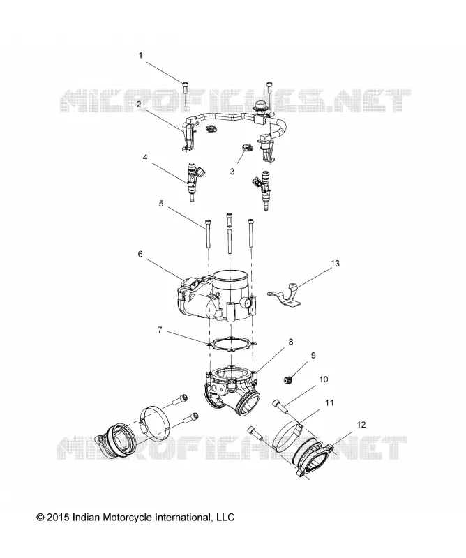 ENGINE, CORPS DE PAPILON/FUEL RAIL