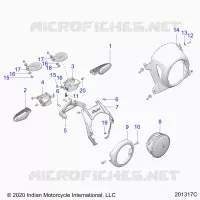 ELECTRICITE, FORWARD LIGHTING (WITH NACELLE)