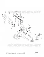 ENGINE, ECHAPPEMENT ASM.