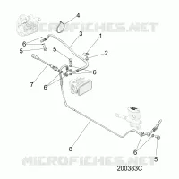 FREINS, FREIN LINE, REAR, ABS
