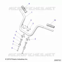 STEERING, FIXATION GUIDON AND GRIPS