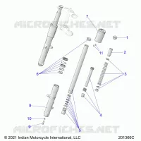 SUSPENSION AVANT FORKS