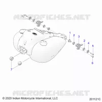 SYSTÃˆME D'ALIMENTATION, FUEL TANK MOUNTING