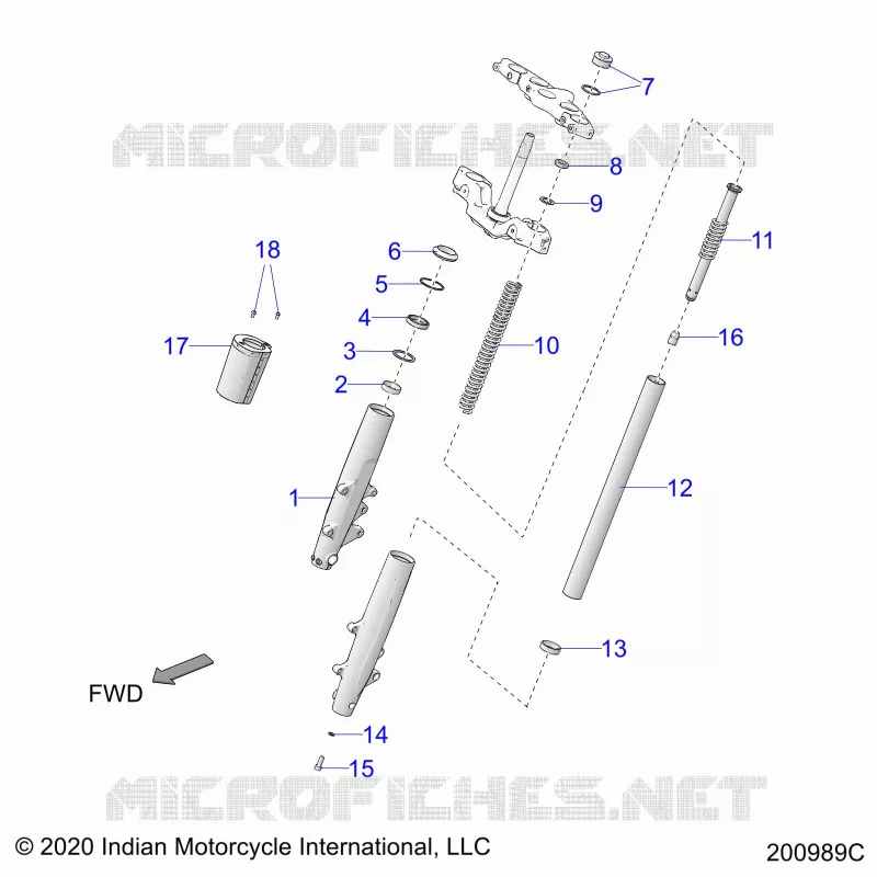 SUSPENSION AVANT FORKS