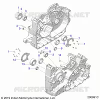 CARTERS MOTEUR BEARINGS