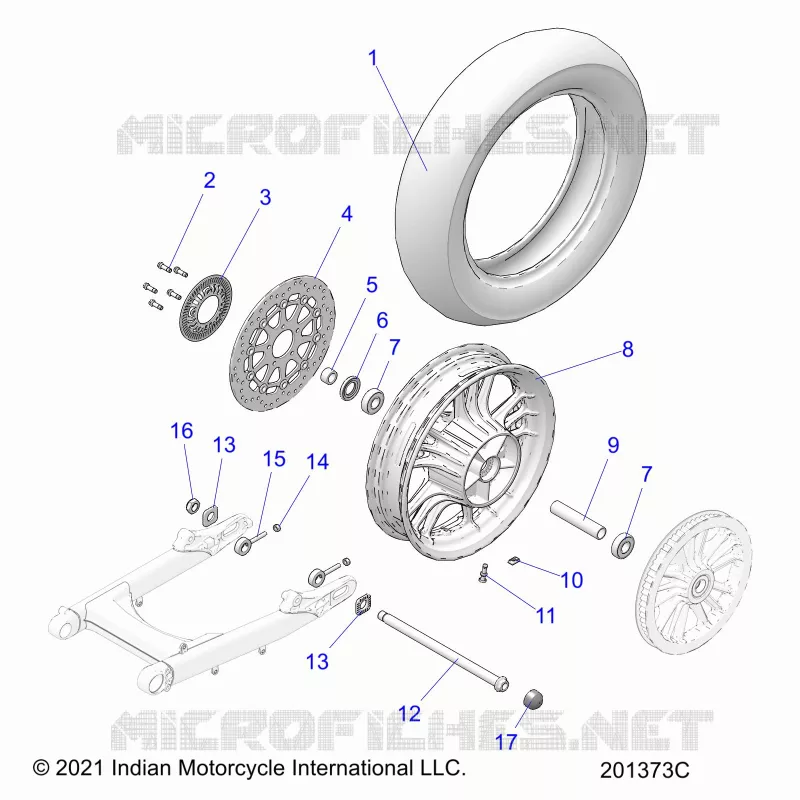 ROUE ARRIERE