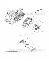 MOTEUR, CAM SHAFTS AND GEARS